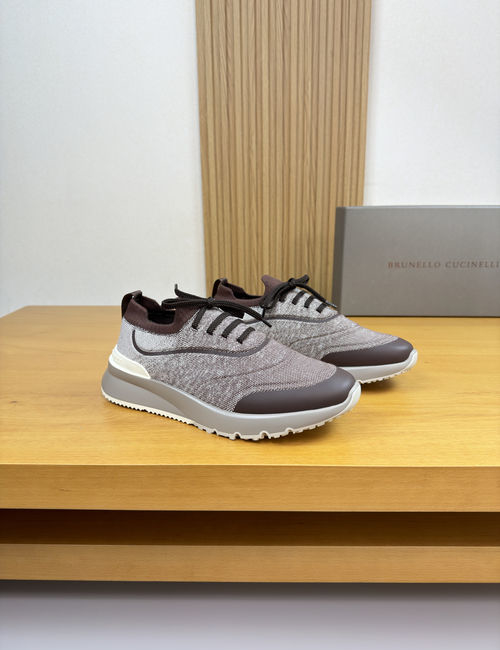 Brunello Cucinelli BC Premium Knit Casual Sneakers