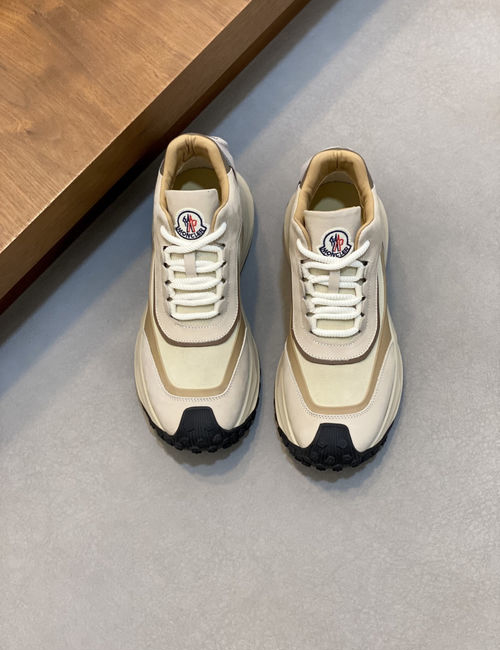 Moncler Sneakers With Breathable Stitched Upper