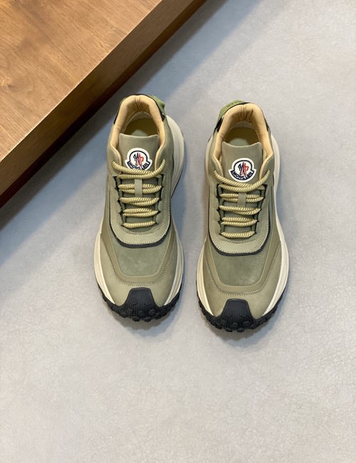 Moncler Sneakers With Breathable Stitched Upper