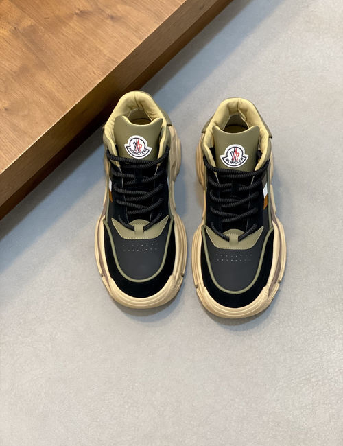 Moncler Sneakers With Breathable Stitched Upper