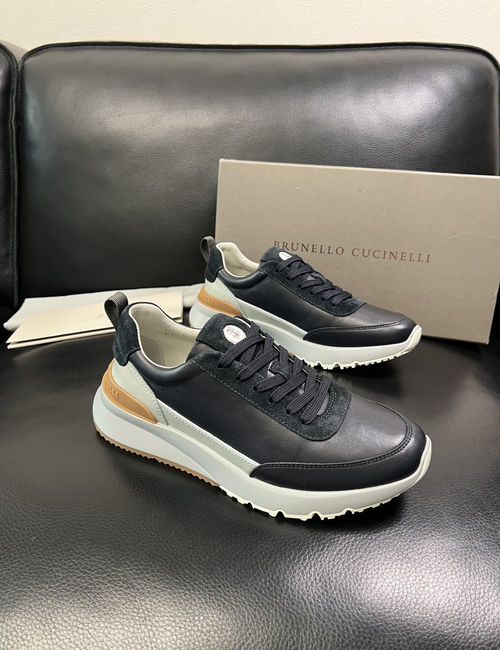 Brunello Cucinelli BC Premium Stitched Cow Leather Shoes