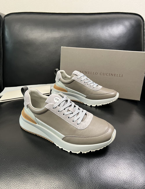 Brunello Cucinelli BC Premium Stitched Cow Leather Shoes