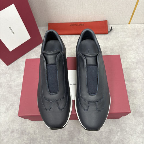 John Lobb Pace Slip-on Casual Leather Shoes