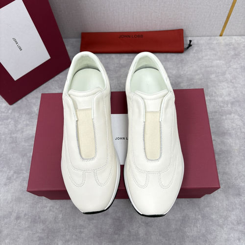 John Lobb Pace Slip-on Casual Leather Shoes