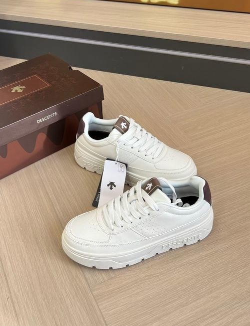Descente DE Board Leather White Sneakers