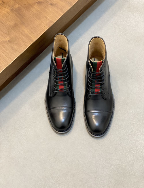 Gucci High-top Boots Leather Upper