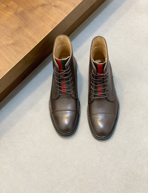 Gucci High-top Boots Leather Upper
