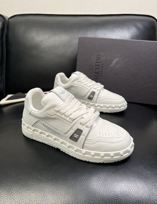 Valentino Color-block Leather Low-top Sneakers