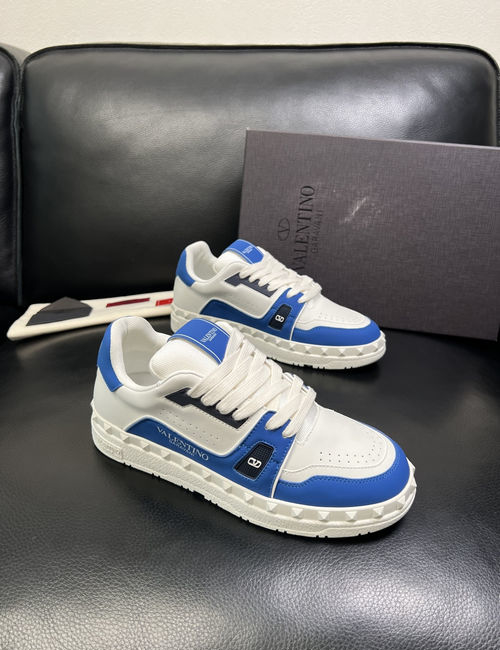 Valentino Color-block Leather Low-top Sneakers