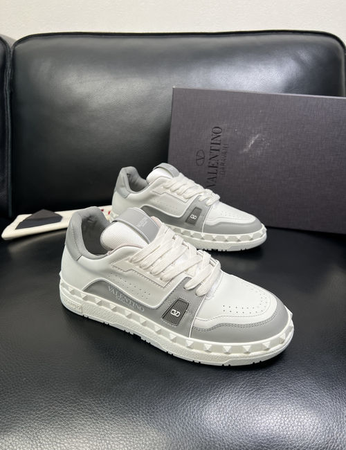Valentino Color-block Leather Low-top Sneakers