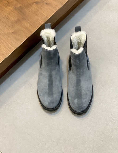 Louis Vuitton LV Calfskin Splicing Premium Ankle Boots