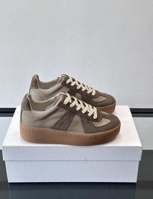 Maison Margiela MM6 MM6 Leather Retro Trainer Shoes