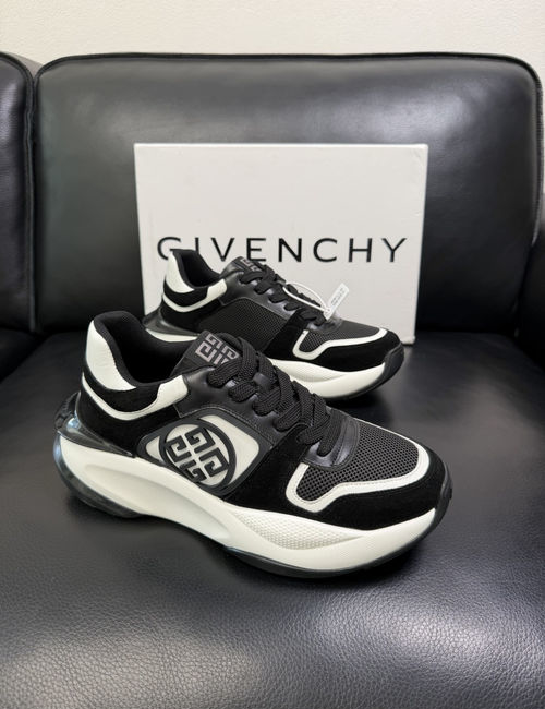 Givenchy Premium Leather Mesh Casual Sneakers