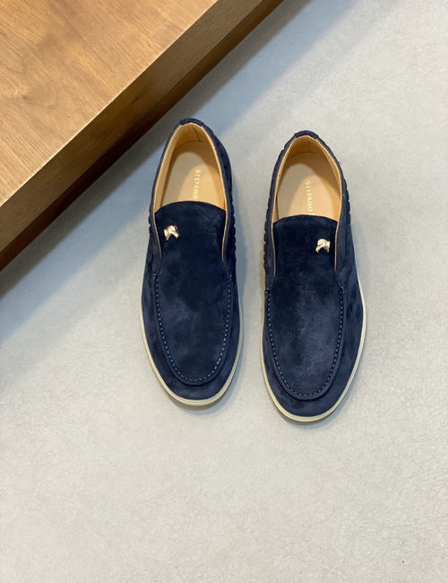 Stefano Ricci Suede Calfskin Mid-top Casual Shoes