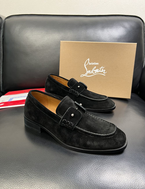 Christian Louboutin Red Sole Sneakers Cowhide Upper Durable Sole