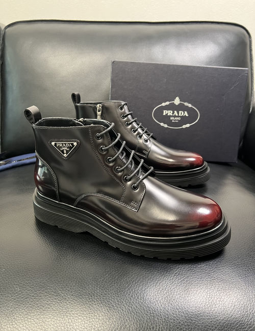 Prada High-Top Boots Premium Quality Fabric