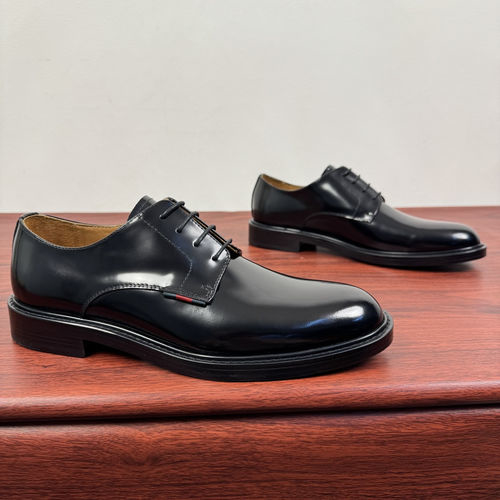 Gucci Lace-up Derby Leather Shoes