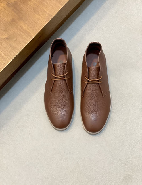 Loro Piana LP Suede Leather Chelsea Ankle Boots