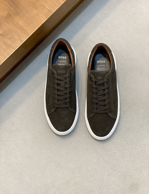 Hugo Boss Suede Leather Casual Sneakers