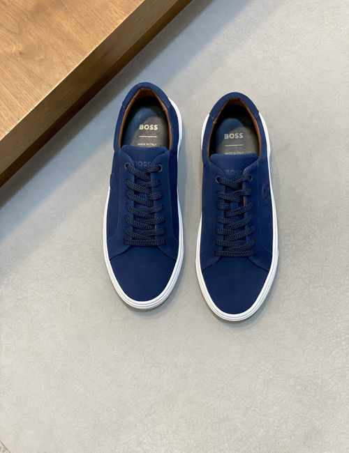 Hugo Boss Suede Leather Casual Sneakers