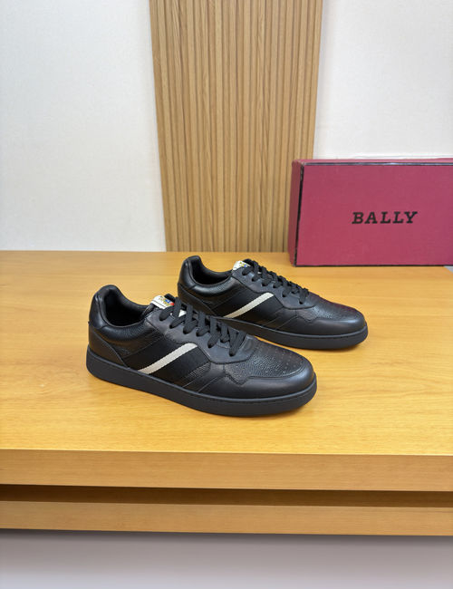 Bally Perforated Leather Skate Shoes