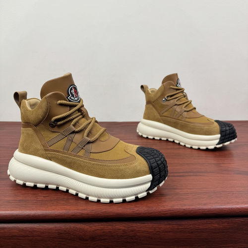 Moncler Color-block Ankle Boots With Non-slip Sole