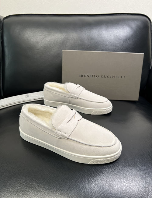 Brunello Cucinelli BC Premium Cowhide Leather Casual Shoes