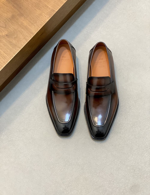Berluti Leather Dress Shoes With Genuine Sole