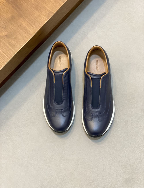 John Lobb Genuine Leather Loafers With Non-slip Sole