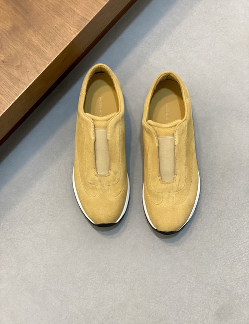 John Lobb Genuine Leather Loafers With Non-slip Sole