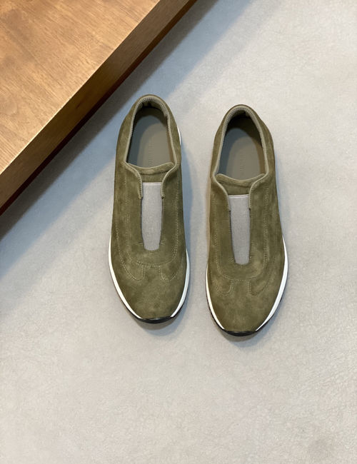 John Lobb Genuine Leather Loafers With Non-slip Sole