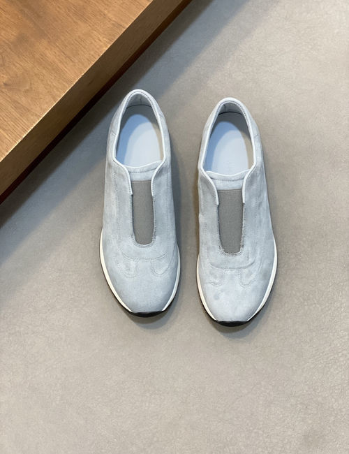 John Lobb Genuine Leather Loafers With Non-slip Sole