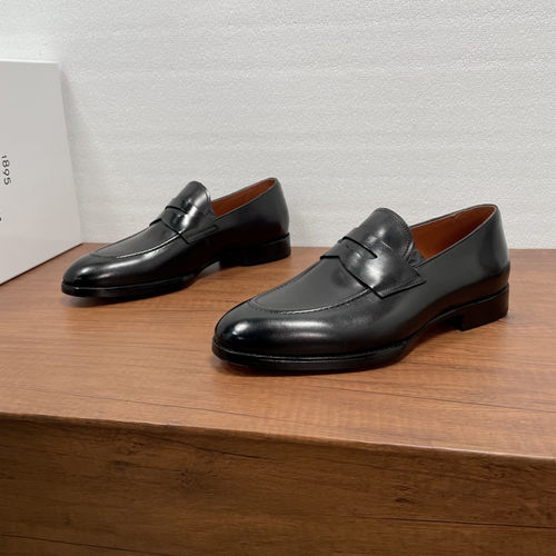 Berluti Classic Penny Loafers Black Leather Sole