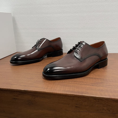 Berluti Business Formal Brown Derby Shoes