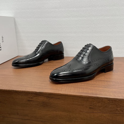 Berluti Brogue Black Formal Oxford Shoes