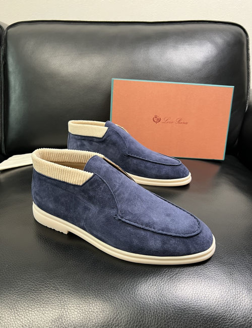 Loro Piana LP Premium Leather Stitching Sneakers
