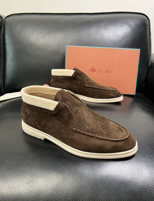 Loro Piana LP Premium Leather Stitching Sneakers