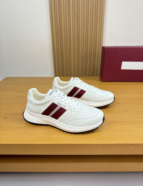 Bally Webbing Trim Casual Sneakers