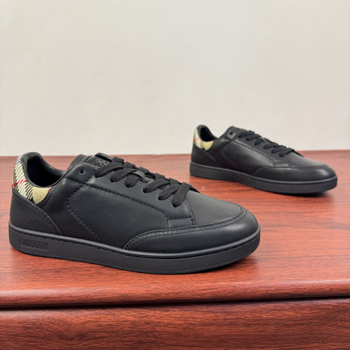 Burberry Set Smooth Leather Low-top Sneakers