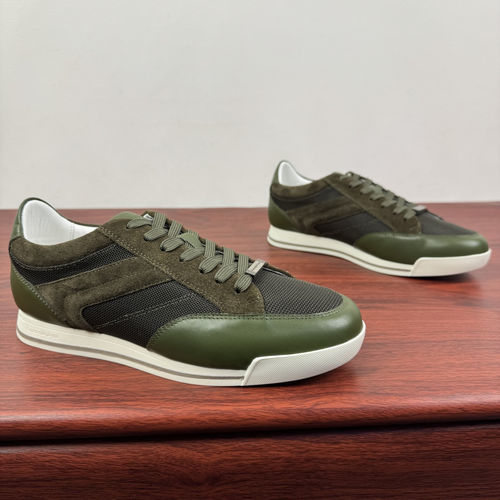 Zegna Smooth Leather Low-Top Training Shoes