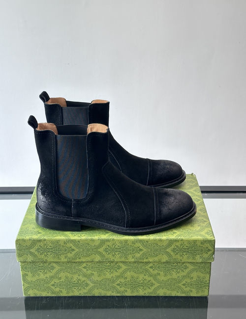 Gucci Formal Casual Boots Leather Sole