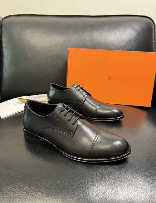 Hermes Formal Leather Shoes Premium Quality