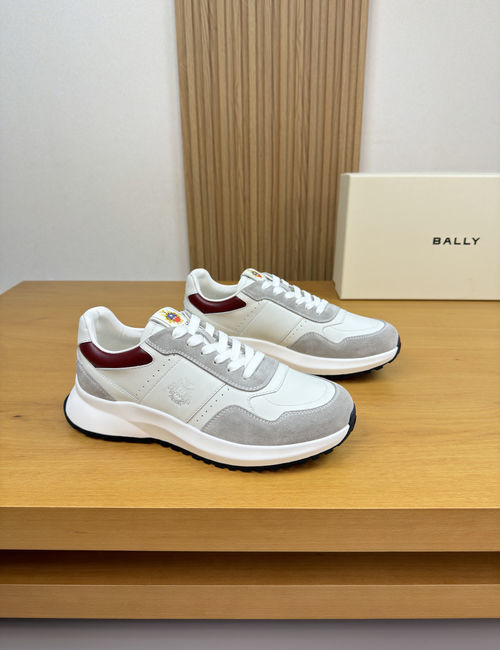 Bally Premium Embossed Leather Sneakers