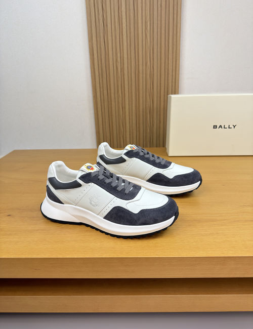 Bally Premium Embossed Leather Sneakers