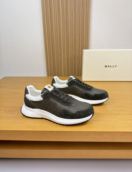 Bally Premium Embossed Leather Sneakers