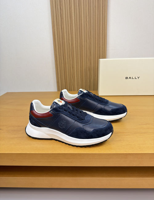 Bally Premium Embossed Leather Sneakers