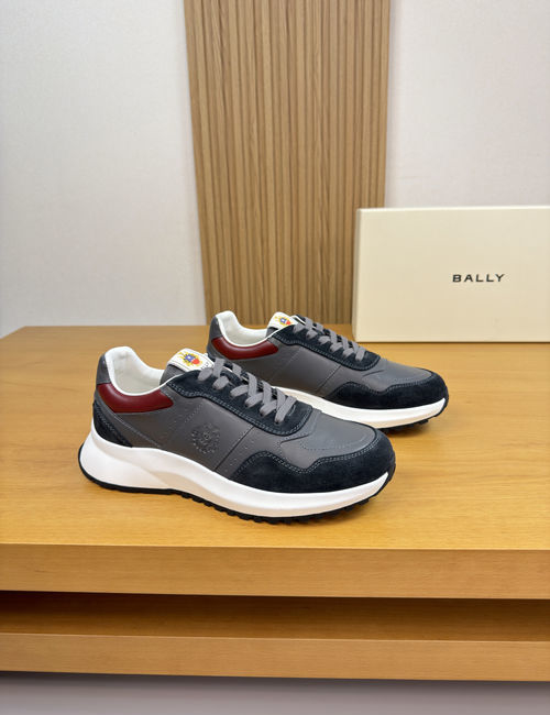 Bally Premium Embossed Leather Sneakers