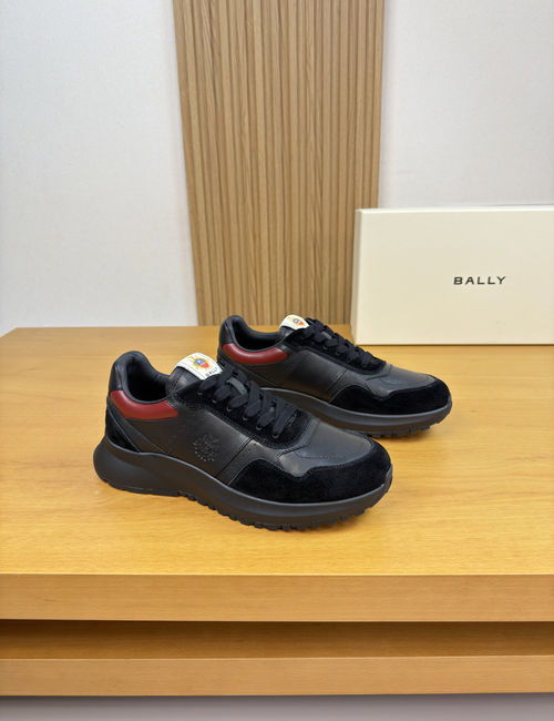 Bally Premium Embossed Leather Sneakers