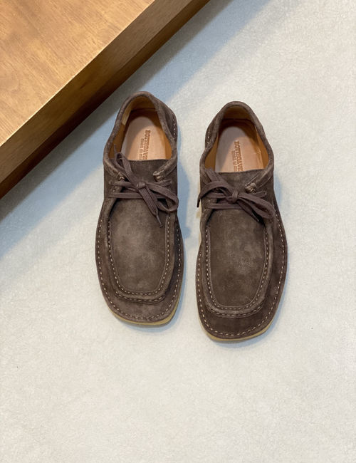 Bottega Veneta BV Mid-top Suede Casual Loafers