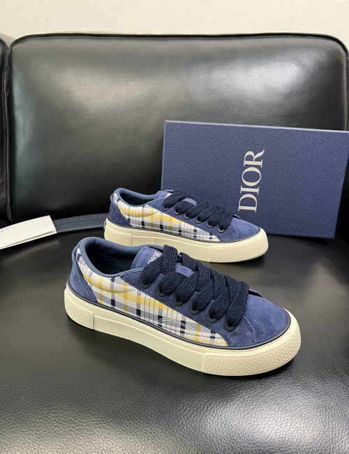 Christian Dior CD Premium Leather Comfortable Sneakers